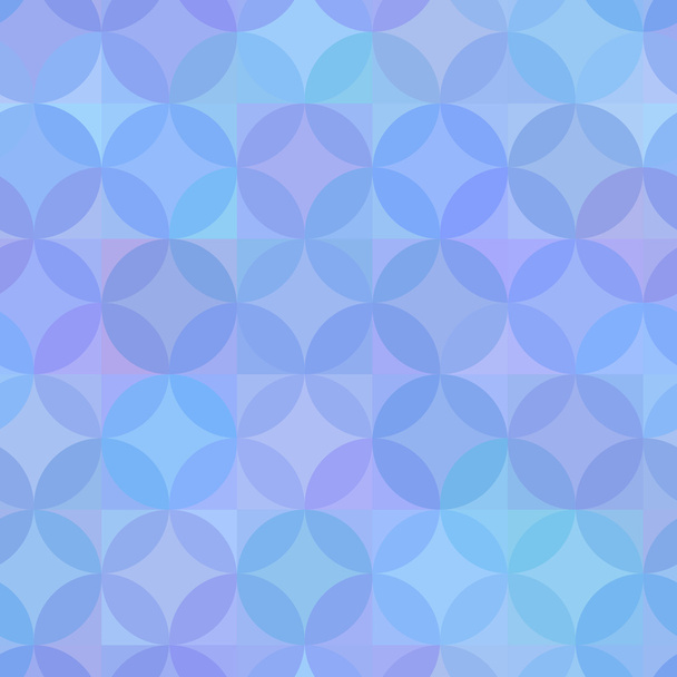Blue circle mosaic pattern. Endless repeating print background texture. - Foto, afbeelding