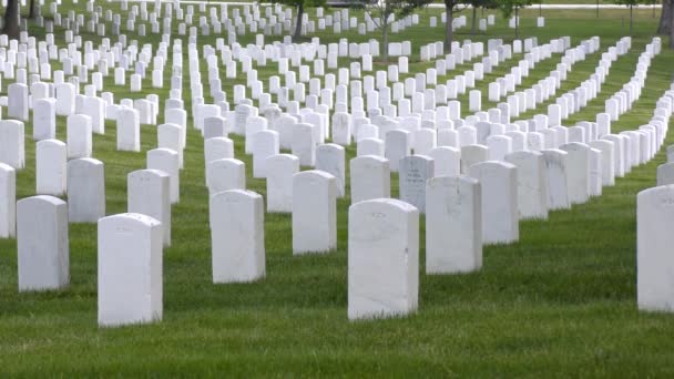 Washington dc, hlavní město Spojených států. Arlingtonu národní hřbitov. - Záběry, video