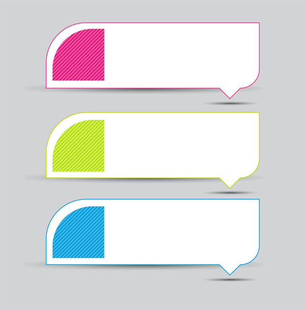 сучасний шаблон текстової коробки, банер Інфографіка
 - Вектор, зображення