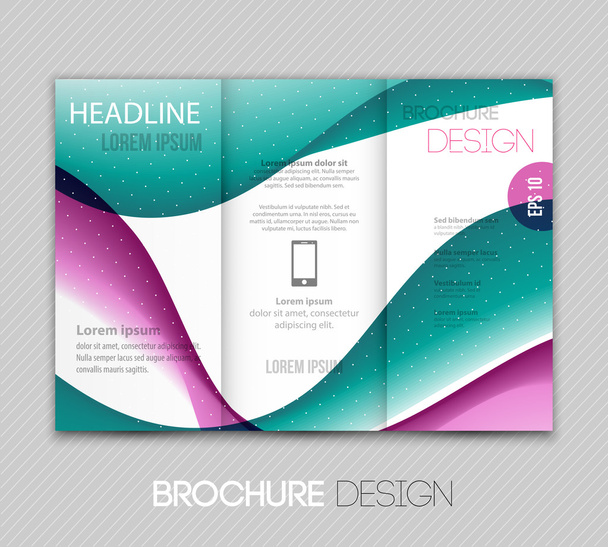 Astratto trasparente frattale onda modello sfondo brochure design
 - Vettoriali, immagini