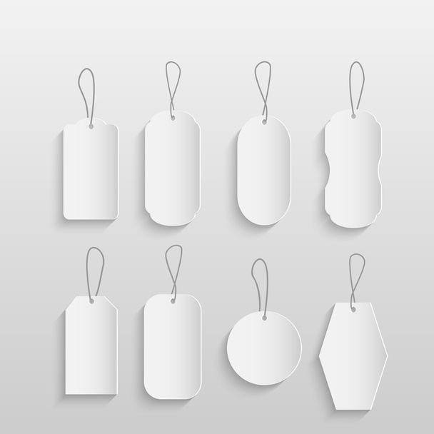 Blank Tags Illustration - Vector, Image