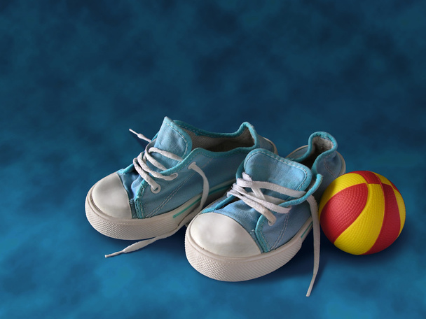 Çocuk spor ayakkabı - Fotoğraf, Görsel