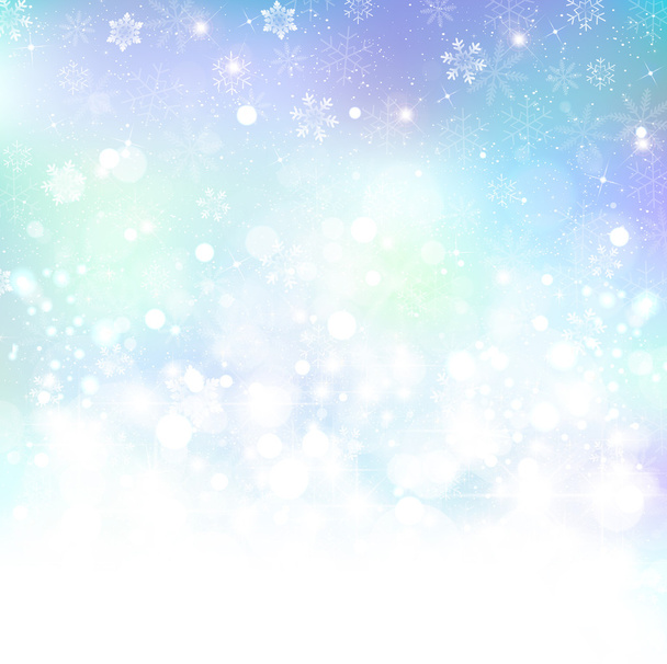 Snow Christmas background - Vector, Image