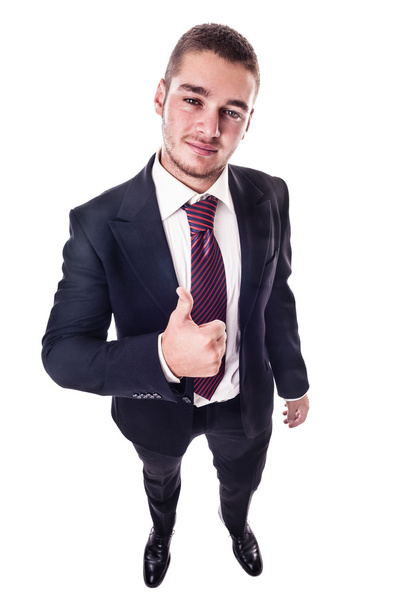 Thumb up businessman - Photo, image