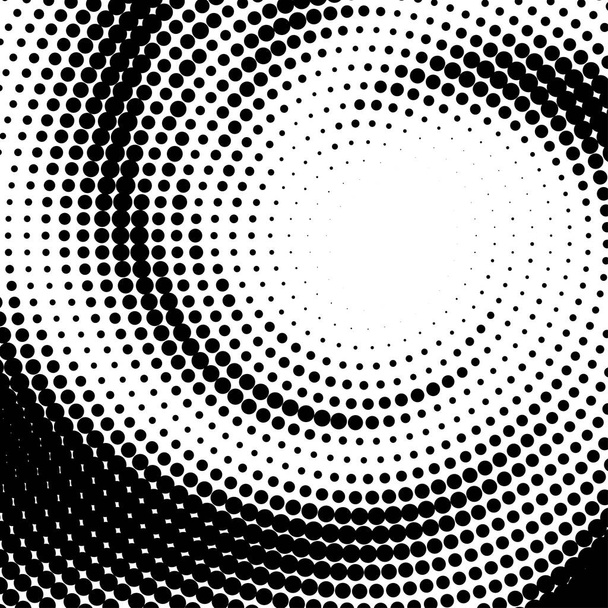 Halftone effect, trendy gestippelde illusie van gradiënt, vector EPS10. Abstracte halftoon achtergrond. Vervaagd beeldscherm. - Vector, afbeelding