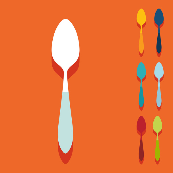 Icone del cucchiaio
 - Vettoriali, immagini