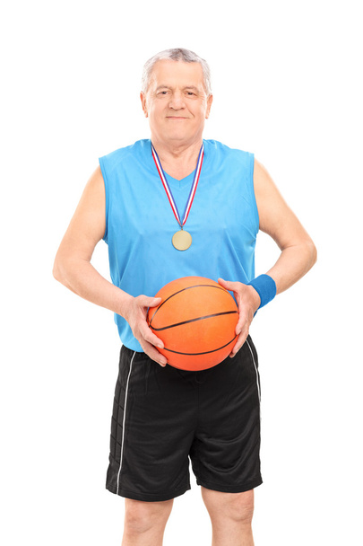 Mature basketball coach - Foto, Imagem