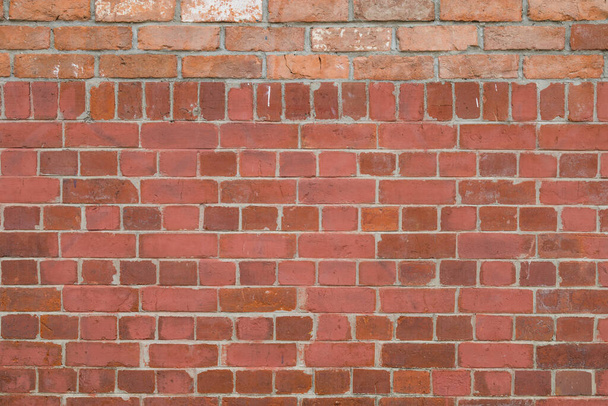 Red brick wall building exterior - Fotó, kép
