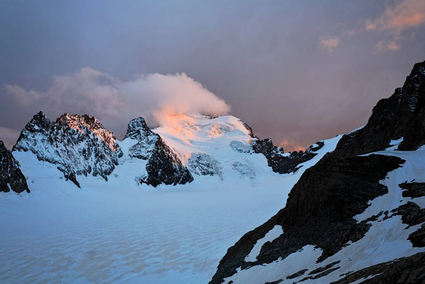 Glacier Blanc, Provence Alpes Cote de Azur, Hautes-Alpes, France, Europe - Photo, Image