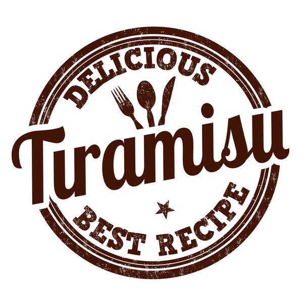 Timbre Tiramisu
 - Vecteur, image