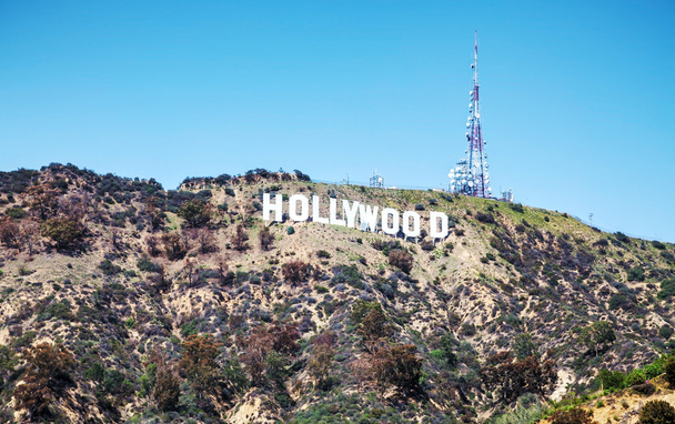 Hollywood merkki sijaitsee Mount Lee
 - Valokuva, kuva
