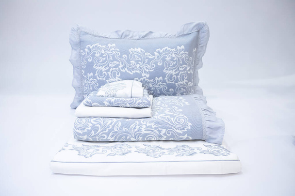White background colorful bedding sets - Fotografie, Obrázek