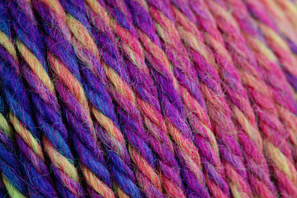 Colorful wool as background - Photo, Image