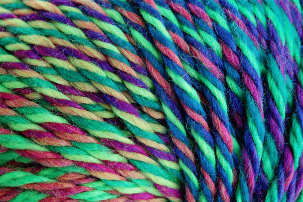 primer plano de lana de colores
 - Foto, Imagen