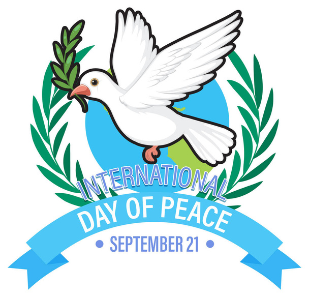 Ilustración del Día Internacional de la Paz - Vector, imagen