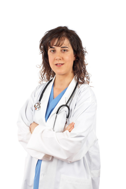 Female doctor in lab coat - Zdjęcie, obraz