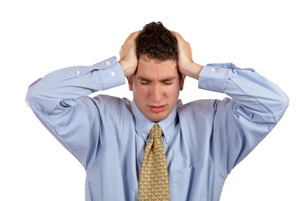 Stressed businessman - Foto, Imagen
