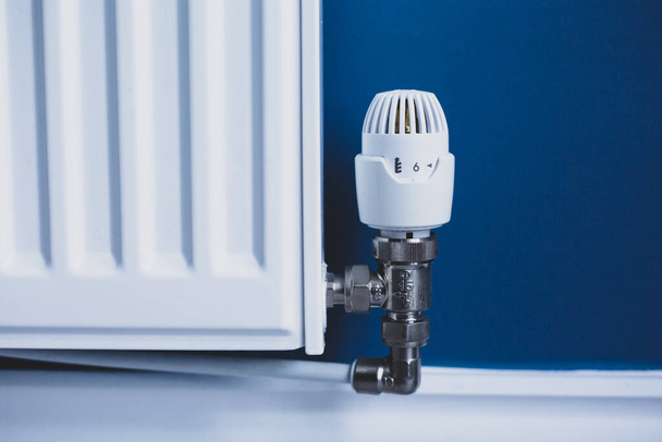 Regulator on an electric heating radiator - Photo, Image