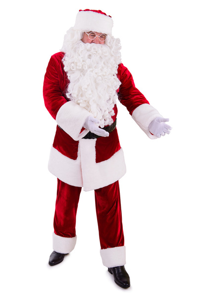 Santa Claus muestra gesto
 - Foto, imagen