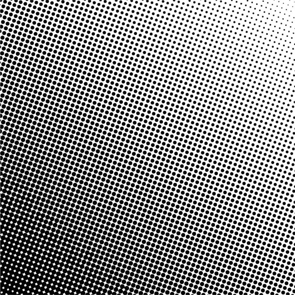 Black circles, gradient halftone background. Vector illustration. - Vektor, kép