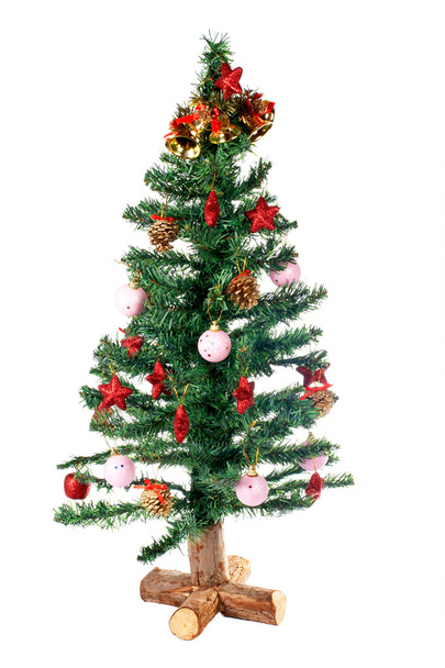 Vánoční stromeček zdobený - Fotografie, Obrázek