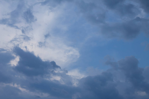 blue sky with clouds - Fotó, kép