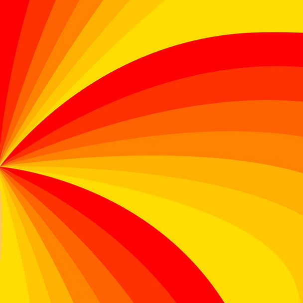 Радужные лучи летнего сезона солнечный свет яркий многоцветный абстрактный фон векторная иллюстрация - Вектор,изображение