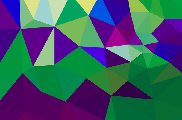 Цветной вихревой радужный многоугольник фон или рамка. Абстрактный геометрический фон прямоугольника. Геометрический дизайн для бизнес-презентаций или веб - Вектор,изображение