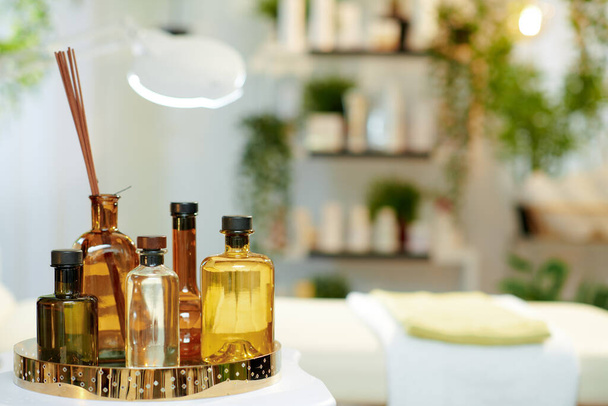 essential oils in modern beauty studio. - Fotó, kép
