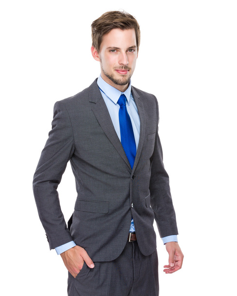 Handsome confident businessman - Fotoğraf, Görsel