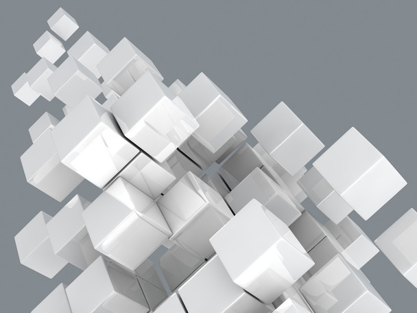 metallic cubes - Photo, Image