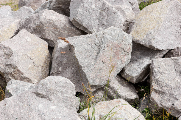 Pile of bright boulders in the nature - Foto, imagen