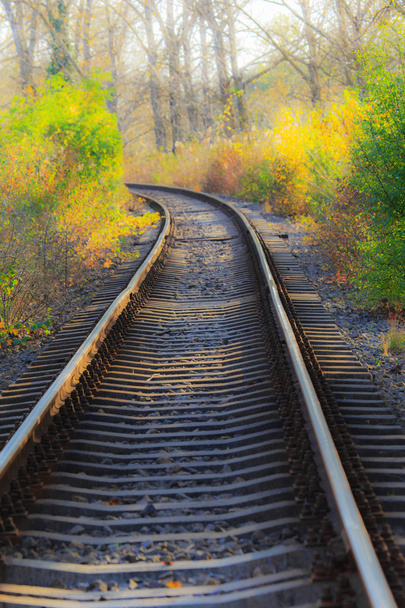 Festői vasút-őszi - Fotó, kép