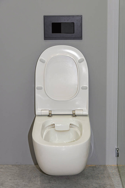 Wall Mounted Toilet Seat With Open Cover - Foto, Bild