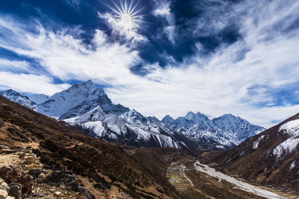 Beautiful alpine scenery in the Himalayas - Fotografie, Obrázek