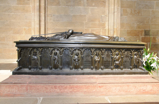 tomb and wall in Meissner cathedral (Meissner Dom) - Foto, Imagem