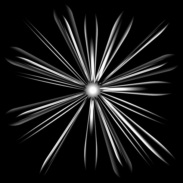 ένα σχέδιο του γκρι χρώμα με μια έκρηξη - Διάνυσμα, εικόνα