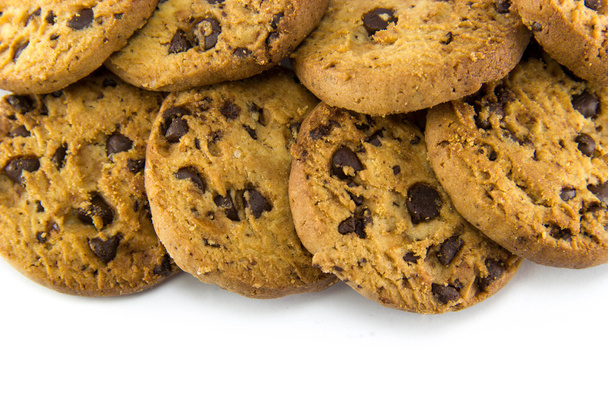 Cookies em um fundo branco - Foto, Imagem