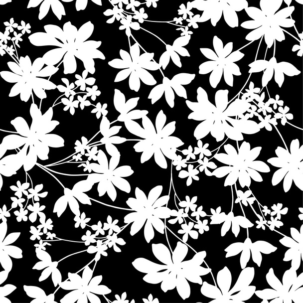 Flower pattern - Wektor, obraz