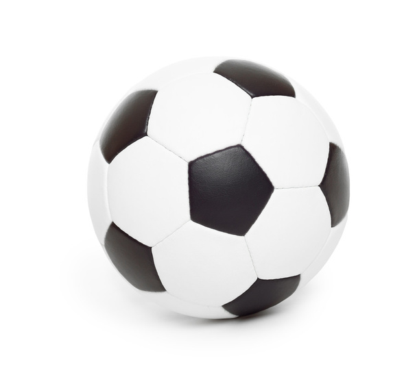 Objeto de pelota de fútbol en blanco
 - Foto, Imagen