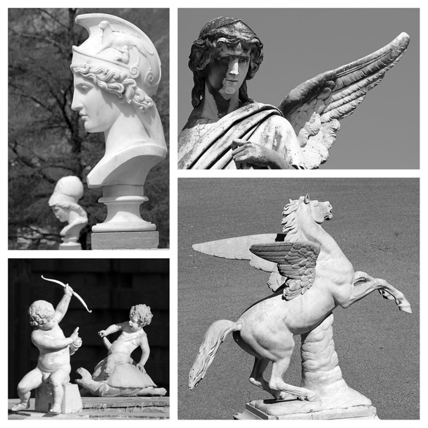 myth artistic collage - Photo, Image