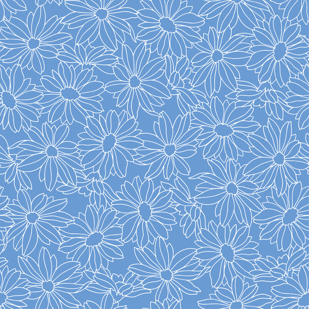 bloemenpatroon - Vector, afbeelding