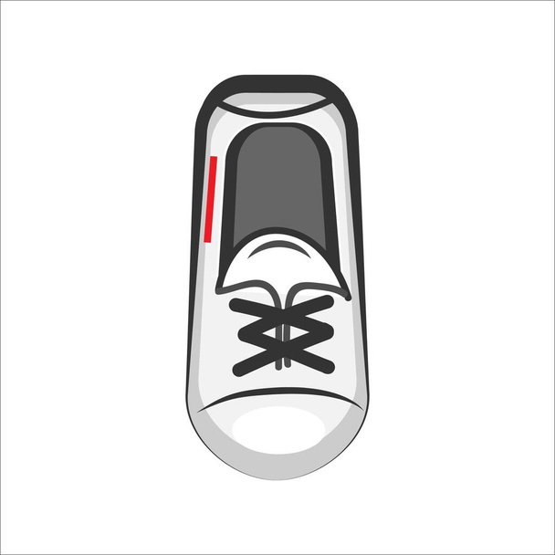 Стильне взуття на білому тлі
 - Вектор, зображення