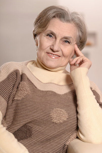 Senior woman  at home - Фото, зображення