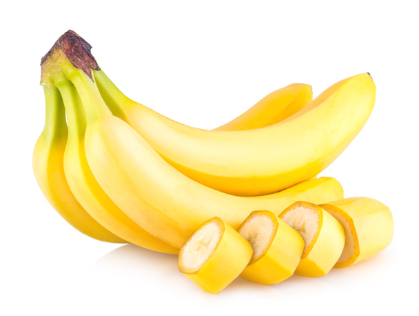 Bananenbüschel mit Scheiben - Foto, Bild