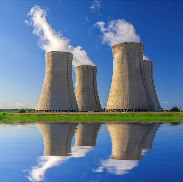 Centrale nucleare di Dukovany in Repubblica Ceca Europa - Foto, immagini