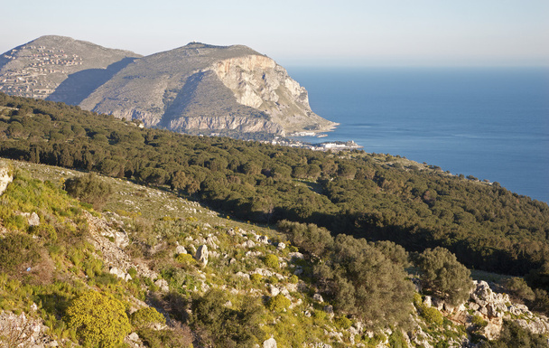 Palermo - outlook from mt. Pelegrino to north-east - 写真・画像