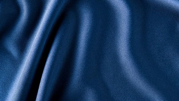 blue fabric cloth background texture - Foto, imagen