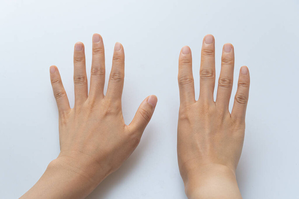 Жести пальців в різних діях на білому тлі
 - Фото, зображення