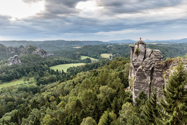 Sächsische Schweizer Felsformation bei dresden - Foto, Bild